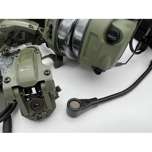 6TH GEN TACTICAL HEADSET тактическая гарнитура, звукосниматель и шумоподавление, активные в Симферополе