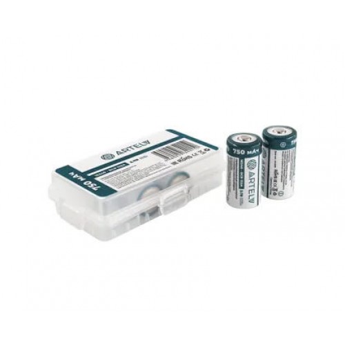 Аккумуляторные батареи RCR123 ARTELV 3.7V Li-Ion 750 mAh в Симферополе