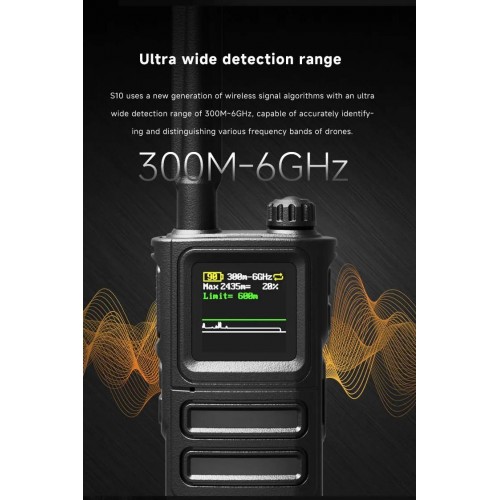 Детектор-обнаружитель дронов SKYDROID S-10 / «СОКОЛ 10» в Симферополе портативный всенаправленный