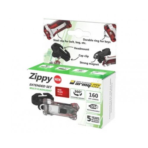 Наключный фонарь Armytek Zippy Extended Set (Red Ruby) в Симферополе