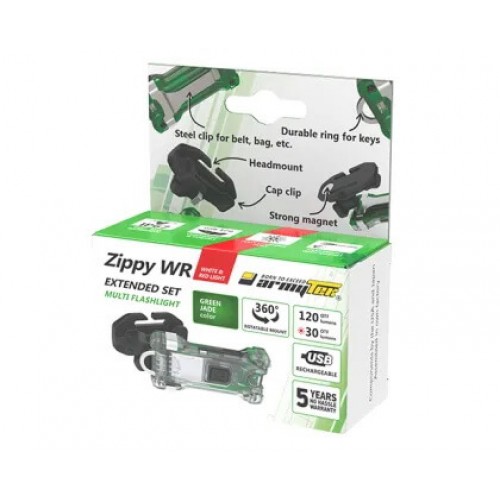 Наключный фонарь Armytek Zippy Extended Set WR (Green Jade) в Симферополе