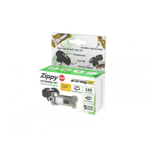 Наключный фонарь Armytek Zippy Extended Set (Yellow Amber) в Симферополе
