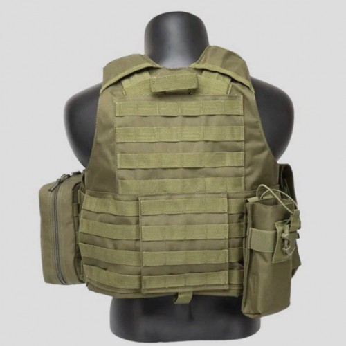 Тактический разгрузочный жилет «5 / пять карманов» с подсумками Tactical Molle Plate Carrier для съемных бронепластин в Симферополе